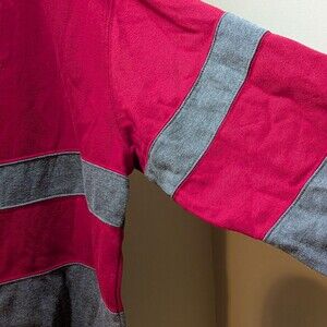 Men's Grey and Red Sweatshirt